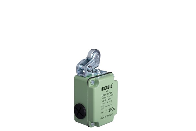 L1 Metal Body 22 mm Metal Roller Lever Slow Action 1NO+1NC Limit Switch